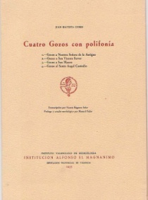 Cuatro gozos con polifonía