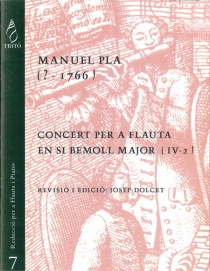 Concierto para flauta en Si bemol mayor (IV-2) (reducción para flauta y piano)