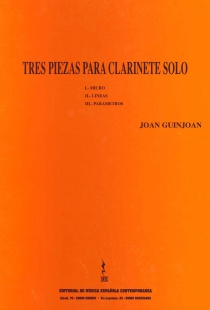 Tres piezas para clarinete