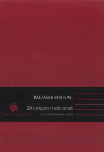 20 Cançons tradicionals para voces blancas y piano (3º edición)
