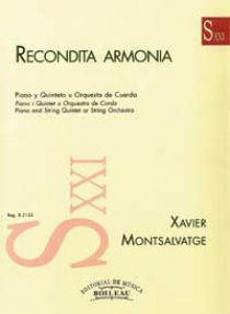 Recóndita Armonía, de Xavier Montsalvatge