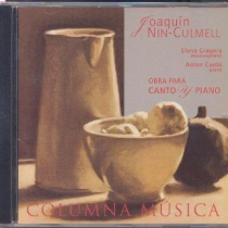 Joaquín Nin-Culmell: Obra per a cant i piano