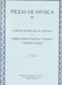 Obras para flauta y piano y piano solo