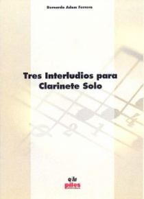 Three interludes for solo clarinet