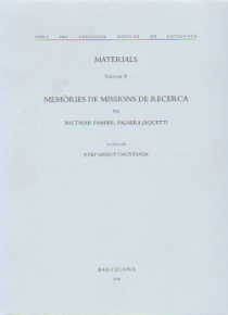 Memorias de misiones de investigación. Materiales (volúmen X)