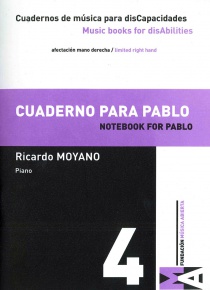 Cuadernos de Música para discapacidades vol 4 - Notebook for Pablo