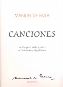 Canciones para violin y piano