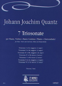 7 Triosonatas for Flute, Violin and Continuo (Flute and Harpsichord), de Johann Joachim Quantz