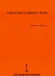 Tres piezas para clarinete y piano