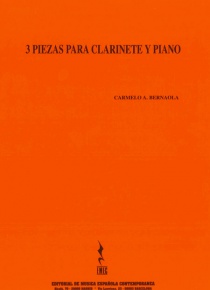 Tres piezas para clarinete y piano