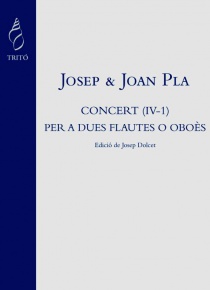 Concert per a 2 oboès o flautes en Re major