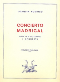 Concierto Madrigal (reducció per a piano)