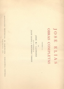 Complete Works, vol. IA