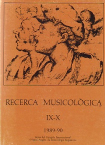 Recerca Musicològica IX-X