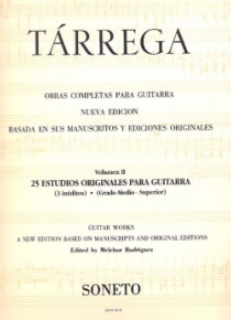 Guitar complete works vol. II (25 studys for guitar)