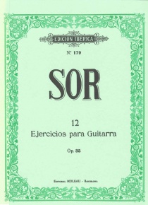 12 Exercises for guitar, op.35