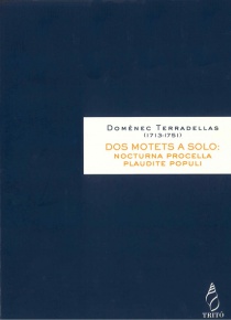 Two motets a solo(Nocturna procella  Plaudite populi)