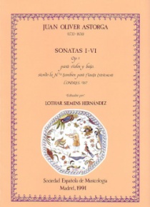 Six sonates for violin and bass
