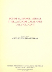 Tonos humanos, letras y villancicos catalanes del siglo XVII