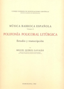 Música barroca española Vol. II - Polifonia Policoral Liturgica