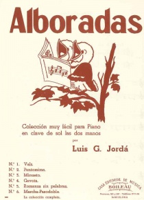 Alboradas. Colección muy fácil para piano en clave de sol kas dos manos