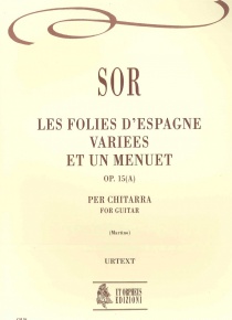 Les Folies d’Espagne variées et un Menuet op. 15(a) for guitar