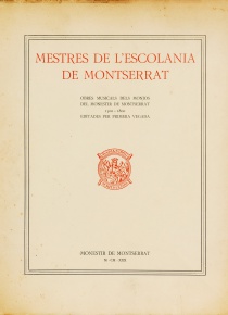 Mestres de l’ Escolania Vol.1. Joan Cererols I