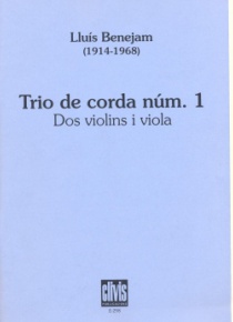 Trio de corda per a 2 violins i viola nº1
