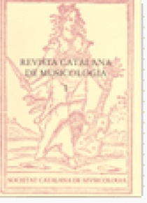 Revista Catalana de Musicología I