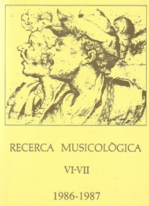 Musicological Research VI-VII