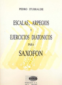 Escalas, arpegios y ejercicios diatónicos para saxofón