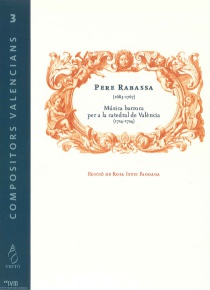 Música barroca per a la catedral de València (1714-1724)