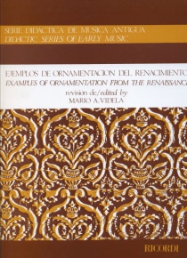Examples of ornamentation fron the renaissance