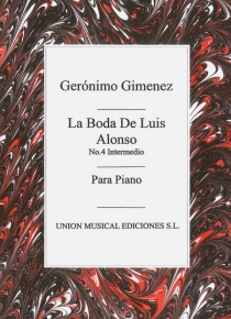 La boda de Luis Alonso nº 4. Intermedio (piano)
