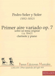 Primer aire variado op. 7 sobre un tema original