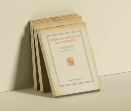 Digitalizados todos los volúmenes de la colección «Mestres de l’Escolania de Montserrat»