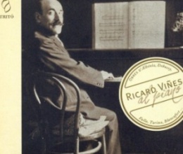Ricard Viñes on the piano
