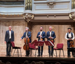 El Quartet Diotima interpreta «Quadrupole» de Gabriel Erkoreka