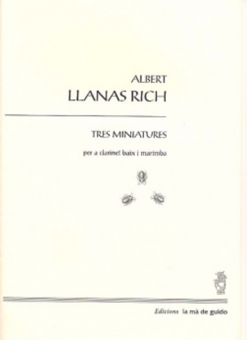 Three miniatures for bass clarinet and marimba