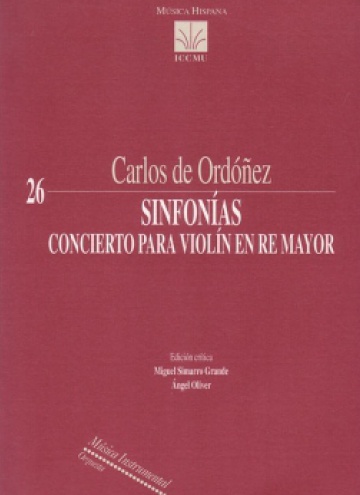 Sinfonías. Concierto para violín en Re Mayor