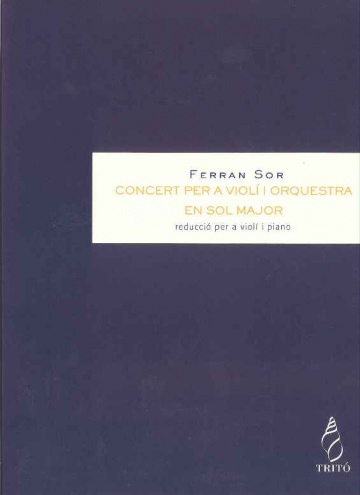 Violin Concerto in G major (piano reduction)