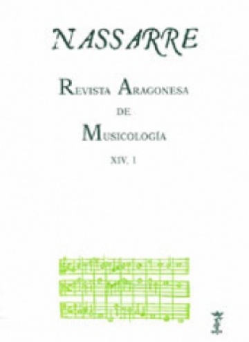 Nassarre. Revista Aragonesa de Musicología, XIV, 1