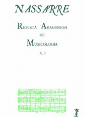 Nassarre. Revista Aragonesa de Musicología, X, 2