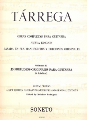 Obra completa para guitarra vol. III (35 estudios originales para guitarra)