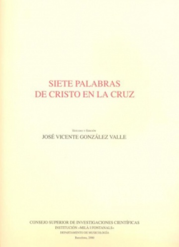 Siete palabras de Cristo en la cruz