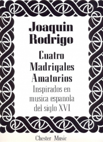 Cuatro madrigales amatorios (medium voice)