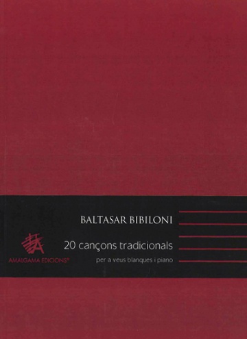 20 Cançons tradicionals per a veus blanques i piano (3º edició)