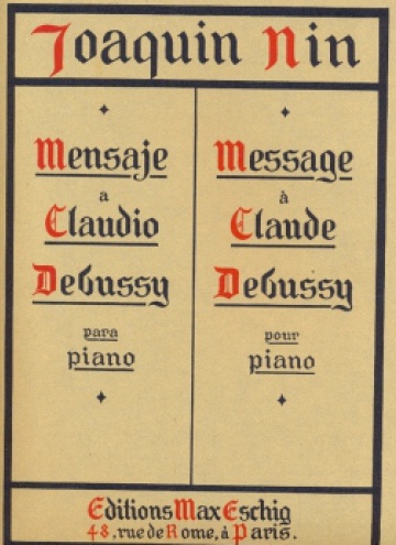 Méssage à Claude Debussy