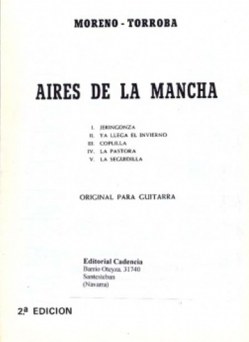 Aires de la Mancha (original para guitarra)