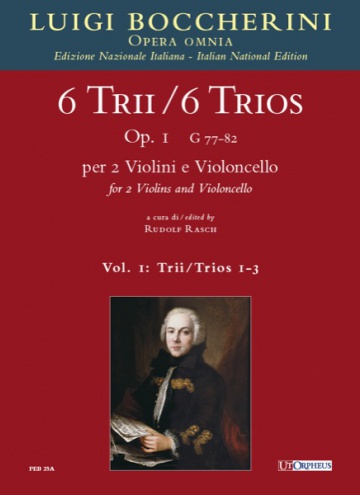 6 Trios Op. 1 (G 77-82) for 2 Violins and Violoncello, de Luigi Boccherini